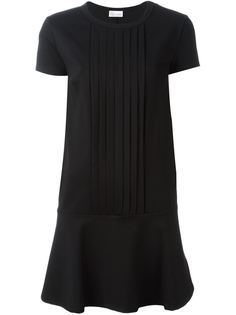 платье с плиссировкой спереди Red Valentino