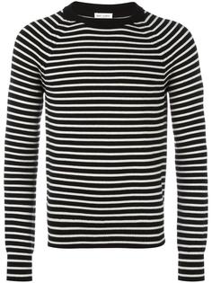 полосатый джемпер с круглым вырезом Saint Laurent