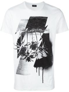 skull print T-shirt Diesel