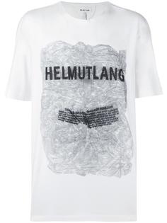 футболка с принтом логотипа Helmut Lang