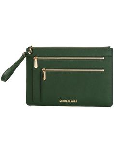 клатч на молнии Michael Michael Kors