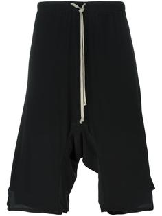 шорты с заниженным шаговым швом Rick Owens