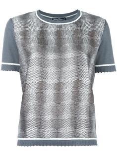 striped snake effect sweater Salvatore Ferragamo