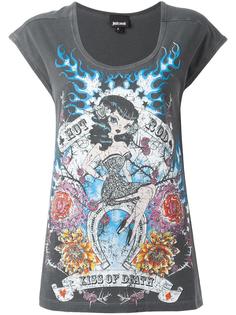 pin-up print T-shirt Just Cavalli