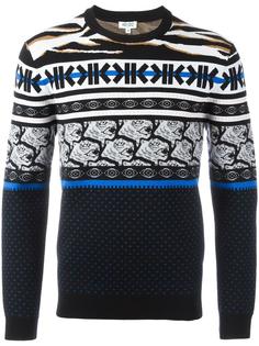 джемпер с узором 'Fair Isle' Kenzo