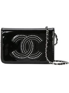 CC wallet on chain Chanel Vintage