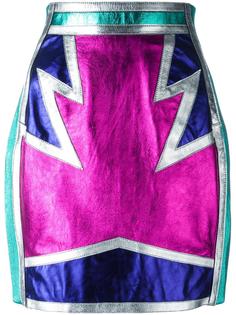 metallic panelled skirt Dsquared2