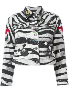 zebra print shrunken jacket Marc Jacobs