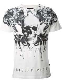 футболка с принтом черепа Philipp Plein