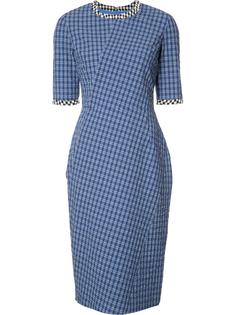 checked midi dress Altuzarra