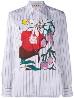 floral print stripe shirt  Marni