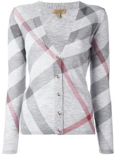house check cardigan Burberry