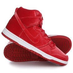 Кеды кроссовки высокие Nike Dunk High Premium Sb Gym Red