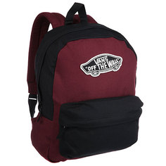 Рюкзак городской женский Vans Realm Backpack Black/Port Royal