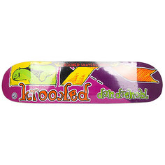 Дека для скейтборда для скейтборда Krooked Drehobl Frakshun Purple 31.25 x 7.75 (19.7 см)