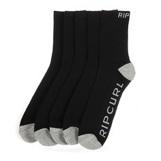 Комплект носков Rip Curl Rip Mix Crew Sock 5 pack Black