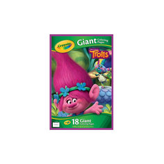 Большая раскраска Тролли Crayola