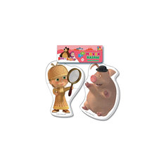 Мягкие макси-пазлы "Маша и Медведь", Vladi Toys