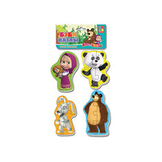 Мягкие пазлы "Панда и заяц", Маша и Медведь, Vladi Toys