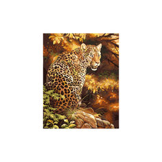 Роспись по номерам "Леопард в лесу" 40*50 см Tukzar