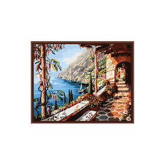 Роспись по номерам "Путь вдоль моря" 40*50 см Tukzar