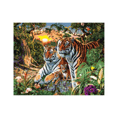 Роспись по номерам "Тигры" 40*50 см Tukzar