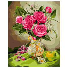 Роспись по номерам "Цветы и фрукты" 40*50 см Tukzar