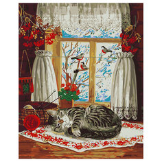 Роспись по номерам "Кот" 40*50 см Tukzar