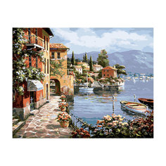 Роспись по номерам "Набережная в цветах" 40*50 см Tukzar
