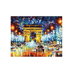 Роспись по номерам "Триумфальная арка в Париже" 40*50 см Tukzar
