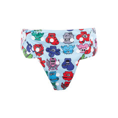 Многоразовый подгузник Bamboola Premium (Bamboo), рис. Монстрики , 4-17 кг., Multi Diapers, голубой