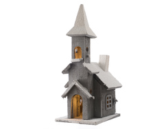 Деревянный домик-церковь светодиодный Polkadot Store