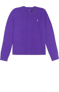Джемпер из смеси шерсти и кашемира с пуговицами на спине Polo Ralph Lauren