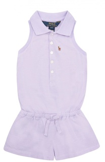 Комбинезон из хлопка без рукавов Polo Ralph Lauren
