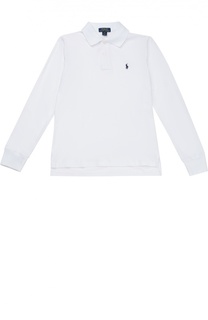 Хлопковое поло с длинными рукавами Polo Ralph Lauren