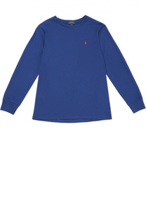 Хлопковый лонгслив с круглым вырезом Polo Ralph Lauren