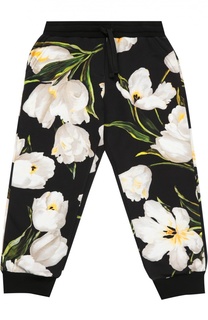 Спортивные брюки с цветочным принтом Dolce &amp; Gabbana