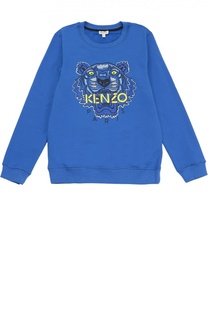 Толстовка из хлопка с аппликацией Kenzo