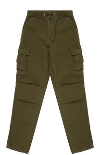 Хлопковые брюки карго с поясом на резинке Polo Ralph Lauren