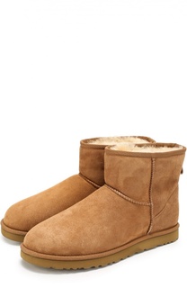 Замшевые полусапоги с внутренней отделкой из овчины UGG Australia