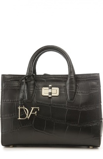 Сумка Viviana mini с тиснением под крокодила Diane Von Furstenberg