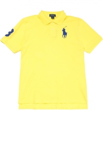 Хлопковое поло с короткими рукавами Polo Ralph Lauren