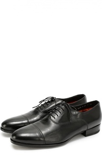 Классические кожаные оксфорды Santoni