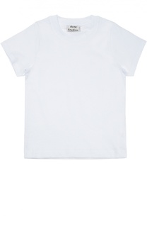 Хлопковая футболка с круглым вырезом Acne Studios