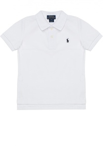 Хлопковое поло с короткими рукавами Polo Ralph Lauren