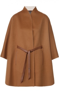 Кашемировое пончо с поясом Loro Piana