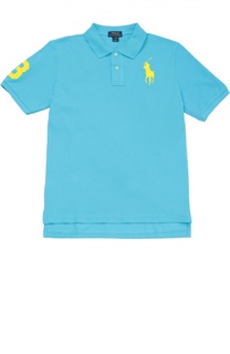Хлопковое поло с короткими рукавами Polo Ralph Lauren