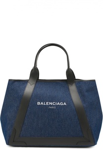 Сумка Navy Cabas M из денима Balenciaga