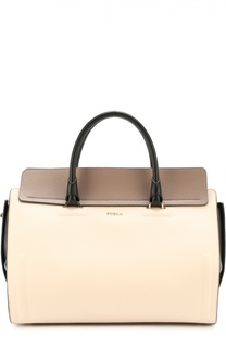 Сумка Valentina из комбинированной кожи Furla