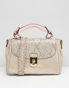 Сумка через плечо с эффектом змеиной кожи Aldo - Мульти